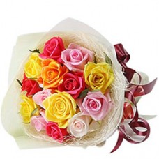 Breathless Luxury Mixed Rose Premium Bouquet